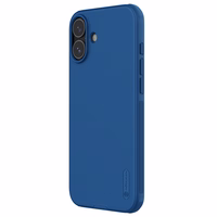 Nillkin Super Frosted Shield Pro viedtālruņa apvalks iPhone 16 - zils