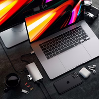 SATECHI adapter HUB 7in1 Type C ST-TCMA2S sudraba