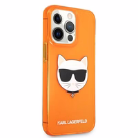 KARL LAGERFELD KLHCP13LCHTRO IPHONE 13 PRO / 13 6.1 "oranžs / oranžs maciņš GLITTER CHOUPETTE FLUO