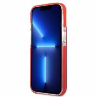 Karl Lagerfeld Karl & Choupette Head viedtālruņa apvalks iPhone 13 Pro / iPhone 13 - sarkans