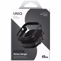 Uniq Keva Verge Maciņš for Apple Watch 49mm - melns