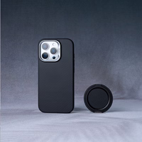 Benks Magnētiskais Armor Pro Kevlara viedtālruņa apvalks iPhone 16 Plus - metāla rāmis 600D - melns (m)