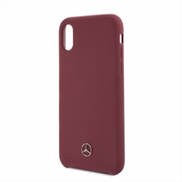 Mercedes Silicone Line viedtālruņa apvalks iPhone X/XS - sarkans