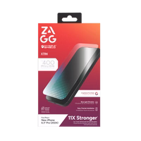 ZAGG InvisibleShield Glass XTR4 grafēna aizsargstikls ar zilās gaismas filtru iPhone 16 Pro viedtālrunim