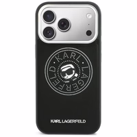 Karl Lagerfeld Point & Karl Sketch MagSafe Maciņš for iPhone 17 Pro - melns
