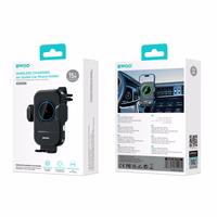 BWOO Automatic 15W Bezvadu Lādētājs Car Turētājs ZJ137