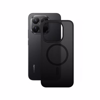 Crong Hybrid Matte Magnetic - Xiaomi 15T MagSafe maciņš (melns)