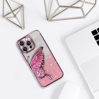Tel Protect Butterfly ūdensizturīgs viedtālruņa apvalks iPhone 17 Pro Max - rozā
