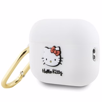 Hello Kitty silikona 3D Kitty galvas apvalks AirPods Pro 2 (2022/2023) - balts