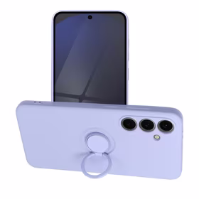 Silikona RING viedtālruņa apvalks SAMSUNG S24 FE violets