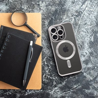 ELECTRO MAG COVER magnētiskais viedtālruņa apvalks, savietojams ar MagSafe, XIAOMI Redmi 15 4G / 5G (171,1 mm), titāna