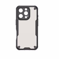 Defender Matēts maciņš for iPhone 16 Pro 6,3" melns