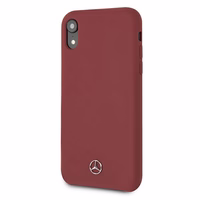 Mercedes Silikona līnija vāciņš iPhone XR - sarkans