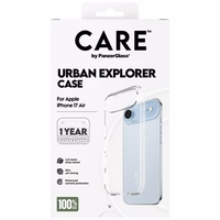 CARE by PanzerGlass Flagship Urban Explorer viedtālruņa apvalks ar caurspīdīgu rāmi iPhone Air - caurspīdīgs