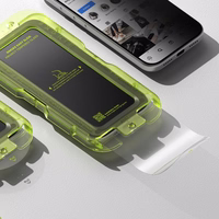 Ringke Easy Slide 2-komplekts privātuma stikls iPhone 17 Pro - melns