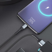 3mk Hyper Cable N-SERIES USB-A / MicroUSB 1m 5V/2.4A 12W kabelis - melns