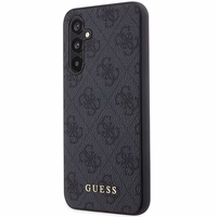 Guess GUHCS23FEG4GFGR S23 FE S711 pelēks/pelēks cietais apvalks 4G metāla zelta logotips