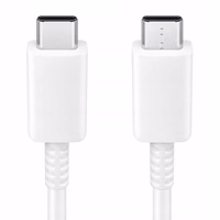 Samsung EP-DA705BWE USB-C – USB-C 3A kabelis 1m (OOB lielapjoma – aizvietojošs iepakojums) – balts