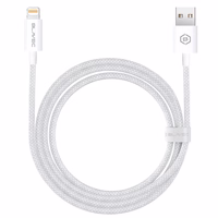 Blavec Kabeļa Candy pīts - USB uz Lightning - 2,4A 1 metrs Apple CarPlay (CCA-UL24W10), balts