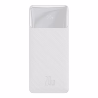 Powerbank Baseus Bipow 10000mAh, 20W (balta)