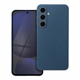 SILIKONA MAGNĒTISKAIS APVALKS saderīgs ar MagSafe priekš SAMSUNG S24 FE zils