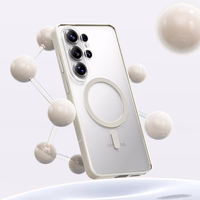 Rock Crystal Armor Series Magnetic Maciņš for Samsung Galaxy S26 Ultra melns