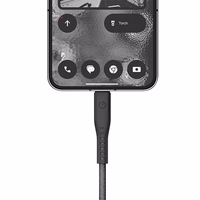 ENERGEA Kabelis Flow USB-C - USB-C1.5m melns/black 240W 5A PD Fast Charge