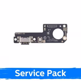 Uzlādes ports saderīgs ar Xiaomi Redmi Note 13 5G ar flex / Plata (Service Pack)