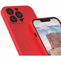 Phone Maciņš "Silicone" Apple iPhone 13 Pro Sarkans