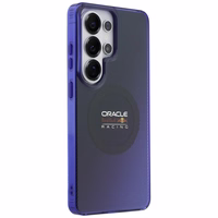 sarkans BULL maciņš SAMSUNG S26 Ultra RBHMS26L24HGDSV (Magnetic Double Layer PC Blended Lines) tumši zils