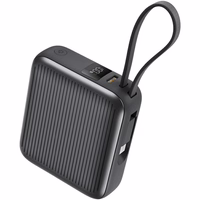 PowerBank Energea Integra Mini 35 10000mAh kabel USB-C PD35W pelēks