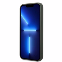 Viedtālruņa apvalks iPhone 13 6.1 - zaļš/khaki Silikona Logo plāksne MagSafe