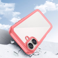 Outer Space viedtālruņa apvalks ar gēla rāmi iPhone 16 - sarkans