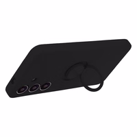 Pirkstu gredzens iPhone 16 Plus vāciņš melns