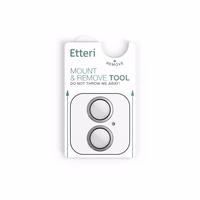 Etteri camera lens protector for iPhone 17 balts