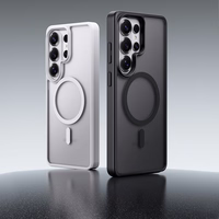 Rock Guard Touch Matēts Series Magnetic Maciņš for Samsung Galaxy S26 Plus melns