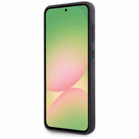 Guess 4G Metal Gold Logo viedtālruņa apvalks Samsung Galaxy A36 - brūns