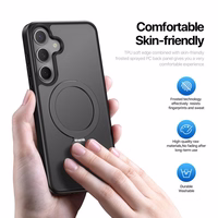 DUX DUCIS viedtālruņa apvalks YIND saderīgs ar MagSafe SAMSUNG S25 melns