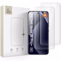 Tech-Protect Glass UV+ 2-Pack rūdīts stikls priekš Xiaomi Redmi Note 15 Pro+ 5G