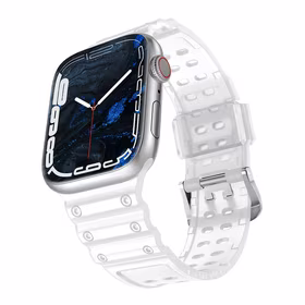 Siksniņa Triple Protection Apple Watch 38 / 40 / 41 mm aproce – caurspīdīga