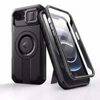 Tech-Protect Kevlar MagSafe apvalks Apple iPhone 16e - melns