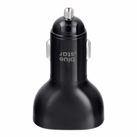 BLUE STAR auto lādētājs 3A 63W Type C + USB A PD QC3.0 AFC PPS SFC2.0 melns