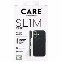 CARE by PanzerGlass SL1M MagSafe macins iPhone 17 - melns