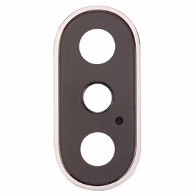 iPhone X lens priekš camera ar frame sudrabs ORG