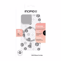 Incipio Forme MagSafe - maciņš iPhone 16 Pro Max (Ditzy Floral sudrabs)