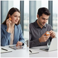 Uniq Veren macins AirPods Pro 3 - oranzs