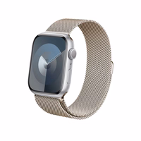 Crong Milano Steel – Stainless Steel siksniņa Apple Watch 38/40/41/42 mm (Champagne)