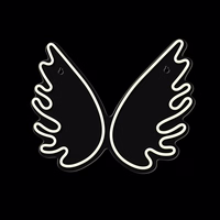 Neon PLEXI LED WINGS balts FPNE09X Forever Light