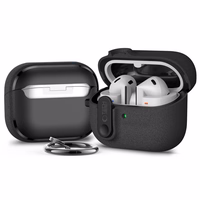 Tech-Protect plāns vāciņš ar āķi Samsung Galaxy Buds 3 / 3 FE / 3 Pro - melns