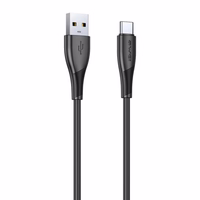 USB kabelis Awei CL-182T USB uz USB-C 1.0m melns